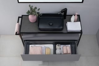 Столешница под раковину Allen Brau Priority 120 1.31012.GR-S Графит структ